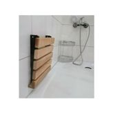 Katlanır Duş Taburesi - Doğal Ahşap Katlanır Banyo Oturağı