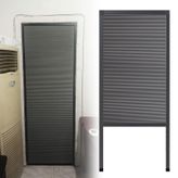 Katlanır kapılar akordeon tipi kişiselleştirilmiş, sürgülü kapılar gri, iç mekanlar için, 190 ila 240 cm yüksekliğinde, banyo, dolap, mutfak ve kiler için ideal (80 x 2 cm