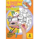 Kawaii Sevimliler: Eğlenceli Boyama Kitabı