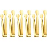 Kawin Chavin 304 Çelik 6 Lı Mini Gold 11 cm Buz ve Şeker Maşası CIN624SR-6