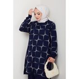 KAYA BUTİK Simli Triko Tunik