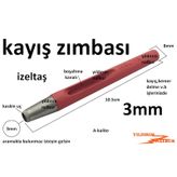 Kayış Zımbası 3mm