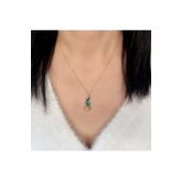 Kayra Mücevher Denizatı Mineli Altın Kolye Ak96