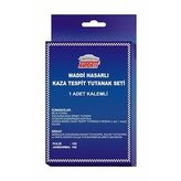 Kaza Tespit Tutanak Seti Kalem Hediyeli