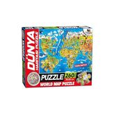 Kazan Hobi Dünya Haritası Puzzle
