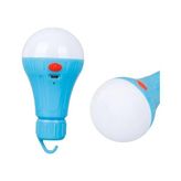 Kazan Hobi LED Ampul, Micro USB Girişli Taşınabilir Şarjlı Askı Aparatlı, Acil Durum Aydınlatması - Çok Renkli