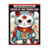 Kazan Hobi Sevimli Maneki-Neko Kedi Boyama Kitabı, Kawaii Tarzında 30 Boyama Sayfası - Çok Renkli - Standart - Otomatik