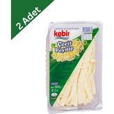 Kebir Tam Yağlı Taze Çeçil Peyniri 180 G x 2 Adet - Taze Süt Lezzeti ve Tel Tel Ayrılan Doku - 1 Adet