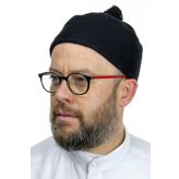 Keçe Yün Takke - Siyah Renk