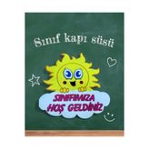 KeçeBizde KEÇE GÜNEŞ KAPI SÜSÜ