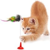 Kedi Fare Oyuncağı Vantuzlu - Gri