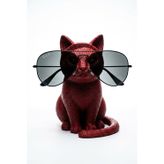 Kedi Figürlü Gözlük Tutucu