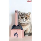 Kedi Kumu Küreği Ve Platformu Pembe