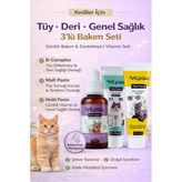 Kediler İçin Tüy Ve Genel Sağlık Vitamin Seti (Malt Paste - B+ Complex - Multi Paste)