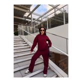 Keep Risen Zamansız Şıklıkta Kadın Oversize Hoodie ve Eşofman Takımı