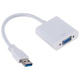Keepro USB VGA Dönüştürücü USB 3.0 VGA Çevirici - Siyah