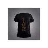 Keman Siyah T-Shirt Unisex