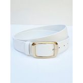 Kemerix Kadın Gold Tokalı Beyaz Kemer K1004X - S