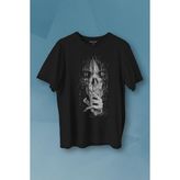 Kendim Seçtim Gotik Hayalet Dark Halloween Gothic Baskılı Siyah Erkek T-shirt