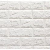 Kendinden Yapışkanlı 70X77 Cm Sünger Beyaz Duvar Kağıdı Paneli
