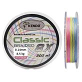 Kendo Classic 8x 300m Multicolor Örgü İp Misina - 0,14mm