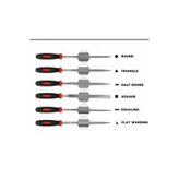 Keneth Tools 6 Pcs Mini Eğe Seti - 6 Parça Hobi Ve İnce İşçilik Eğe Seti (14cm)
