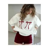 kenoger Unisex Kurdele Baskılı Genç Oversize Tshirt