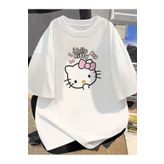 kenoger Unixex Hello Kitty Baskılı T-shirt