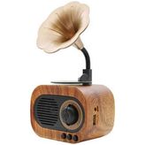 Kensa Nostaljik Mini Gramofon Bluetooth Hoparlör
