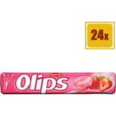 Kent Olips Çilek Stick 28 gr Şeker 24'lü Set