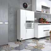 Kenzlife Alpkuntsağ Beyaz 148x90x30 Ayaklı Mikroalga Midi Fırın Mutfak Mini Fırın Dolabı