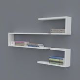 Kenzlife Nevres 060*100*20 Byz Duvar Rafı Kitaplık