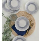 Keramika 20 cm 6 Adet 18401 Round Line Pasta Tabağı