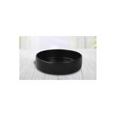 Keramika 21 cm Stackable Yemek/salata Tabağı Siyah 2 Adet