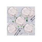 Keramika 6 Lı Pasta Tabağı Beyaz 21 cm, byzmermr52