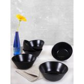 Keramika Hitit 6'lı 14 cm Mat Siyah Kase