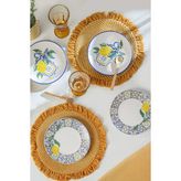 Keramika Lemon Bliss Ege Pasta Tabağı 20 cm 4 Parça 22089-92 - Renkli
