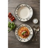 Keramika More Pasta & Less Drama Makarna Tabağı 2 Adet 26cm