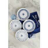 Keramika Ocean Muse Nordıc Pasta Tabağı 22 Cm 4 Adet 22953-54