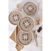 Keramika Timeless Brown Stackable Servis Tabağı 27 Cm 4 Adet 21973