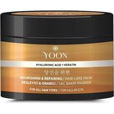 Keratin & Hyalüronik Asit Içeren Saç Maskesi, Hasarlı Aşırı Yıpranmış Saçları 360° Yoğun Onarıcı ve Besleyici Saç Bakım Maskesi 250ML