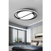KESİK YUVARLAK MODEL MODERN PLAFONYER AVİZE (50 CM)