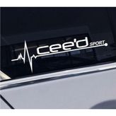 Kia Ceeds Yan Cam Sticker Oto Kapı Aksesuar 20cmx7cm