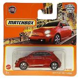 Kibrit Kutusu - 2019 FIAT 500 Turbo - MBX 19/100 - GXM21 - Kısa Kart - Süper Hızlı Lesney - Kırmızı - Mattel 2021