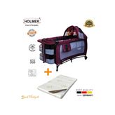 Kids Maxi Comfort Eurostyle Oyun Parkı 60 x 120 cm Mürdüm+Aloevera Yatak