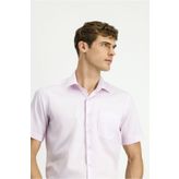 Kiğılı Kısa Kol Regular Fit Pamuklu Non Iron Gömlek