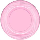 Kikajoy Makaron Karton Tabak Pembe 23 cm 8'li