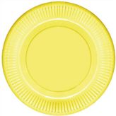 Kikajoy Makaron Karton Tabak Sarı 23 cm 8'li