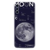 Kılıfland Reeder S19 Max Pro S ile Uyumlu Kılıf, Resimli Desenli Baskılı Silikon, Moon Info, Lacivert
