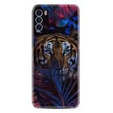 Kılıfland Reeder S19 Max Pro S ile Uyumlu Kılıf, Silikon, Desenli Baskılı, Tiger Çiçek, Renkli